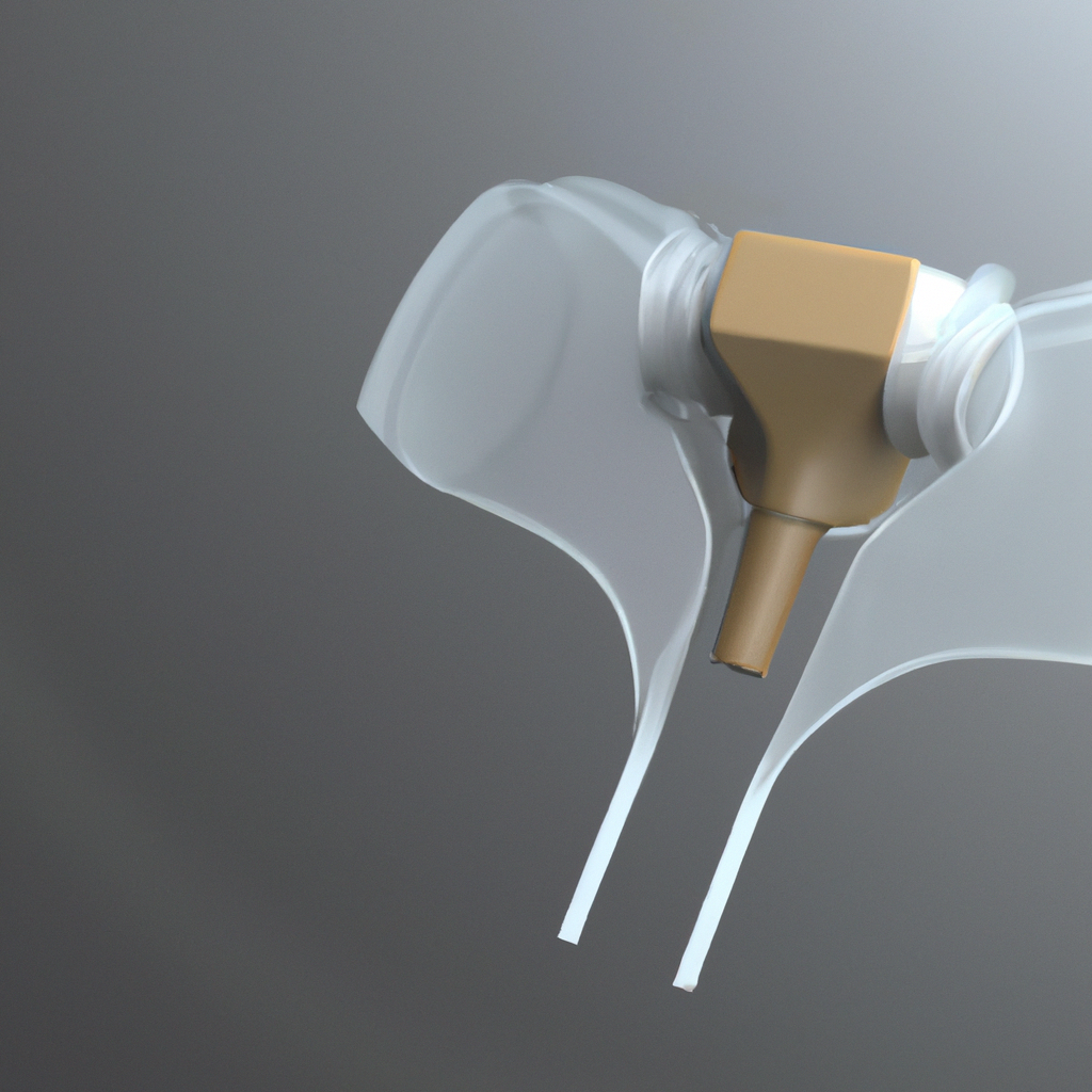 An intricate, futuristic implantable medical device.